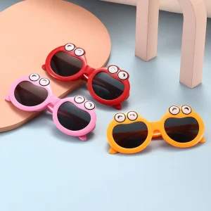 Plastic Frame Kids Sunglasses UV400 for Girls and Boys