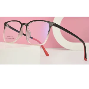 Plastic Full Rim Solid Eyeglasses Frames Unisex
