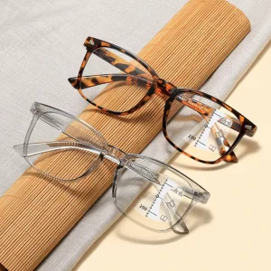Plastic Prescription Reading Glasses for Women and Men Corrective Eyeglasses