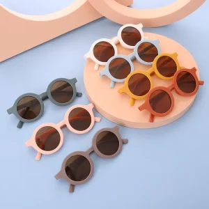 Plastic Round Kids Sunglasses for Party Decoration