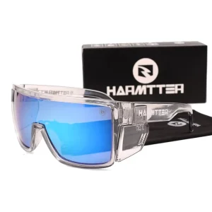 Polarized CAT.3 CE Z87+ Safety Sunglasses with Case Gradient Large Frame One-Piece Lens Oversized Shield UV400