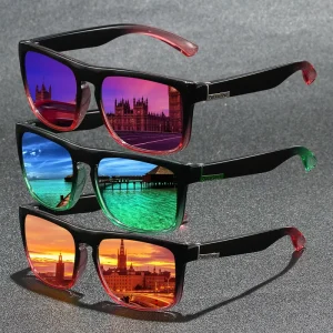 Polarized Men’s UV400 Retro Cycling Sunglasses with TAC Lenses