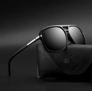 Polarized PC Frame TAC Lenses Retro Men Square Outdoor Fishing Camping Driving Eyewear Sports Sunglasses Lentes De Sol