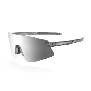 Polarized Rimless TR90 Cycling Sunglasses with UV400 Protection, Anti-Glare, Wraparound Windproof Design