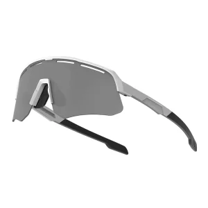 Polarized Semi-Rimless TR90 Cycling Sunglasses with HD Vision, Anti-Glare, UV400 Protection