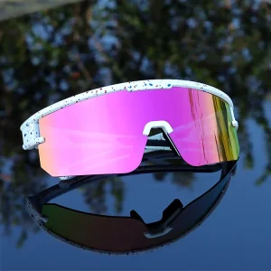 Polarized Sports Sunglasses Anti Fog Polarized Color Lenses UV400 Protection Outdoor Sport Cycling Running Glasses Custom Logo