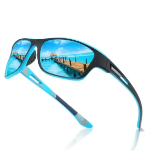 Polarized Sports Sunglasses for Men and Women for Running Cycling Fishing Golf and Driving