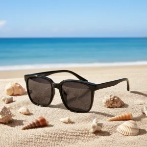 Polarized Square Frame Sunglasses for Men and Women