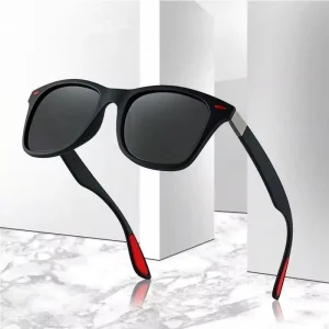 Polarized Square-Frame UV400 Sunglasses for Men and Women Driving