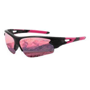 Polarized UV400 Sports Sunglasses for Unisex Half Frame Cycling Fishing Outdoor Use Shade with Ride Protection Bike Outdoor