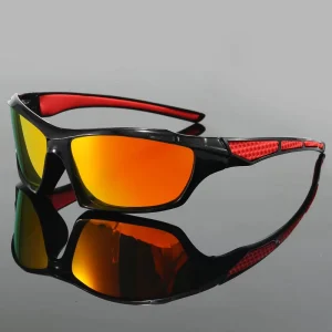 Polarized UV400 Sports Windproof Unisex Cycling Color Changing Anti splash Full Frame Sunglasses Mountaineering Professional