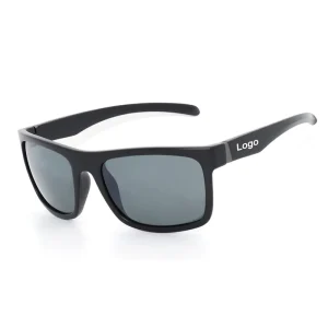 Polarized Unisex Lightweight Full Rim Rectangle Sunglasses with UV400 PC TAC Lenses