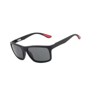 Polarized square-frame driving and sports sunglasses