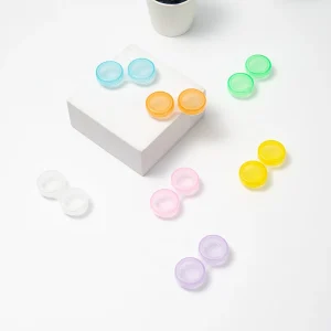 Portable Colorful High Quality Korea contact lens Cute Dual Contact Lens Kit for Contact Lenses case