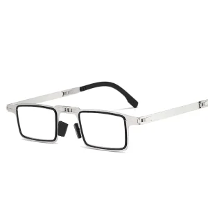 Portable Folding Unisex Anti-Blue Light Reading Glasses with Retro Ultralight Frame