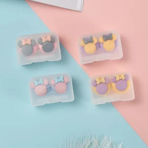 Portable PP Contact Lens Case Picker Tweezers Travel friendly Colored Contact Lenses Container