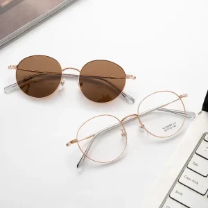 Premium Metal Eyeglass Frame Lightweight Durable Stylish Perfect For Daily Office Business Wear Eyewear Frames