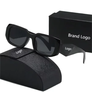 Premium Retro Vintage Square Sunglasses Luxury Custom Brand Logo Packaging Eyewear UV400 Protection Sunglasses for Daily Travel