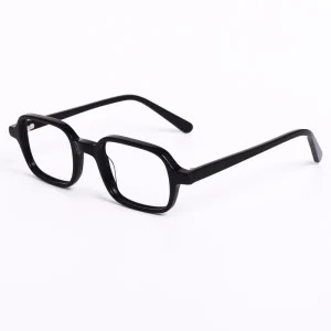 Premium Slim Thin Retro Square Acetate Eyeglasses Frames Custom Prescription Lens Optical Spectacle Frames for Men & Women
