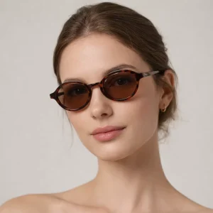 Private Label Retro Designer UV400 Polarized Men’s Sunglasses Fashion Vintage Oval Women Custom Shades Sunglasses Manufacturer