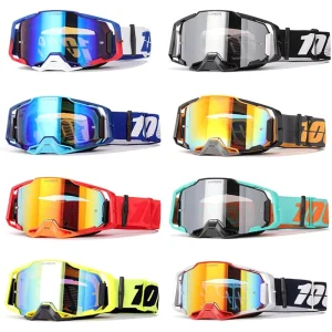 Professional Motorbike MX Goggles with Interchangeable Lens for Off-Road Motocross