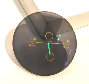 Progressive Optical Lenses 1.56 Gradual Graying HMC Single Vision Effect Resin One-Piece 2C Base Curve