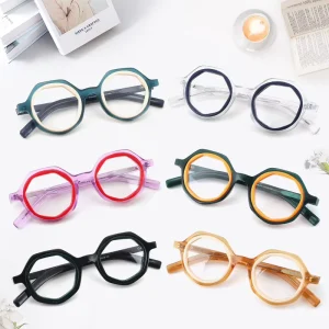 Promotional Oversize Acetate Frames Optical Eyeglasses Eye Glasses for Women Men Unisex Eyewear Frames Unisex
