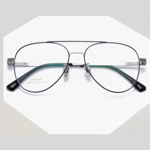 Pure Titanium Full-Rim Prescription Eyeglass Frames