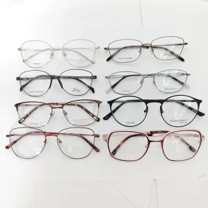 Pure Titanium Glasses Retro Light Luxury Style ultra Light Glasses Frames Fresh and Artistic Style for Women