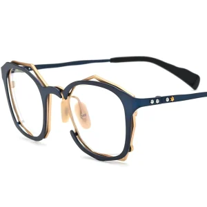 Pure Titanium Square Prescription Optical Eyeglass Frames Model 185729