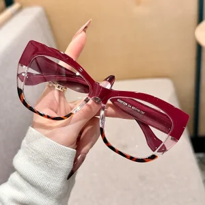 QSKY Fashion Cat Eye Optical Frame Glass Blue Light Blocking Glasses Popular Multicolor Eyeglasses China