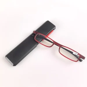 RTR117001 TR90 Slim Mini Optical Reading Glasses with White Lenses and Case