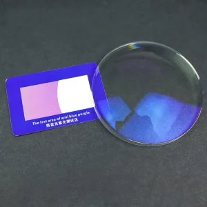 Raw Optical Lenses High-Index 1.67 Blue-Cut Green-Coating Eyeglasses Lens