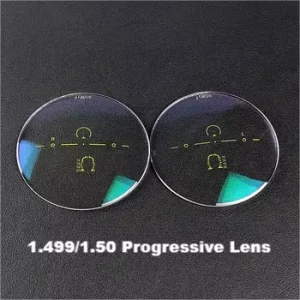 Reading Chinese Manufacturer 1.499/1.56 Index Multifocal Anti-Blue HMC/SHMC Progressive Ophthalmic Lenses