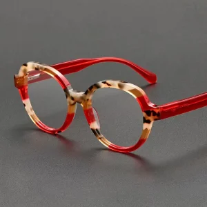 Reading Eyeglasses Nylon Titanium Round Optical Frames for Men and Women From Shenzhen Factory