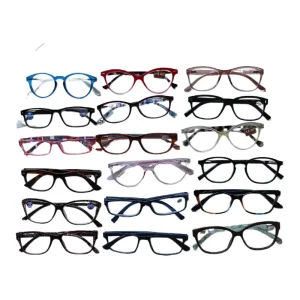 Reading Glasses Fashion Plastic PC Lady Quality Reader Plastic Men Women Reading Glasses +25 400
