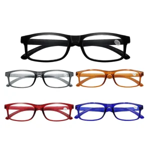 Reading Glasses Orange Plastic Reader Custom logo Factory Stock Ready Fashion Men Women Reading Glasses