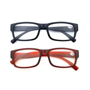 Reading Glasses Reader Classic Custom Computer Ready Retro New Fashion Plastic Orange Men Women Reading Glasses