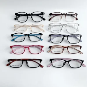 Ready Stock TR90 Glasses Frame Eyewear Mixed Colors Custom logo Pc Optical Eyeglasses Frames for Women Men