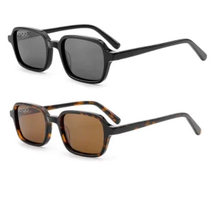 Ready to Ship High Quality Sun Glasses New Square Rectangle Eyewear Acetate Transparent Champagne Frames Sunglasses