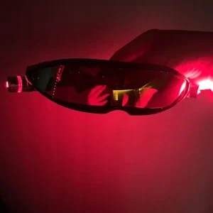 Rechargeable Red Laser LED Sunglasses for DJ Stage Performance, Nightclub, Rave, Party, and Cosplay