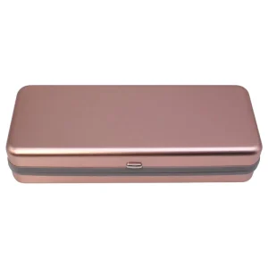 Rectangle Aluminum Sunglasses Case with Velvet Lining and Magnetic Closure