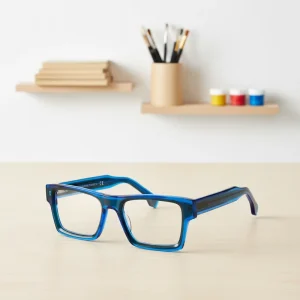 Rectangle Optical Acetate Frames Multicolor Glasses for Work and Casual Wear