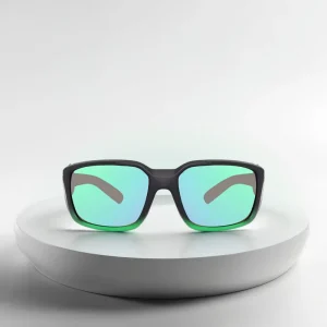 Rectangle Polarized Sunglasses with Soft TPEE Frame UV Protection for Fishing