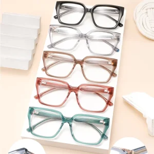 Rectangular Acetate Optical Eyeglass Frames