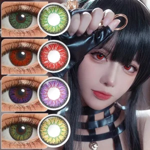 Red Colored Contact Lenses