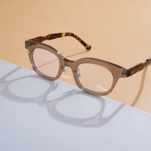 Retro Acetate Optical Frames Vintage Boston Eyeglasses for Men and Women Classic Oval