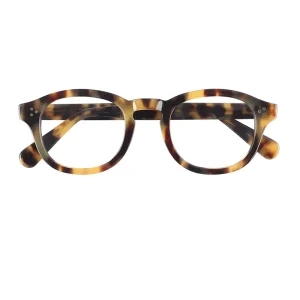 Retro Acetate Optical Frames with Blue-Light-Blocking Eyeglasses