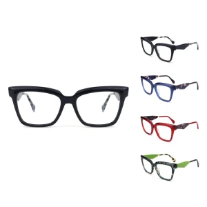Retro Acetate Optical Glasses Frames Multicolor