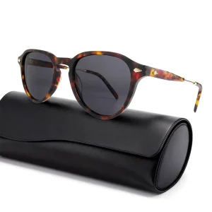 Retro Acetate Sunglasses Luxury Manufacturer Polarized Sunglasses Designer Glasses Round Sunglasses Men Women